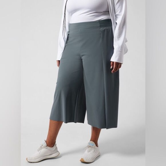 Athleta Cosmic Wrap Pant NEW Minimalist Grey Size 0 - Picture 2 of 16